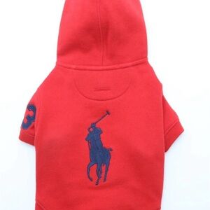 Polo by Ralph Lauren Kids Red and Blue Hoodie